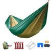 Portable Hammock Camping Survival Garden Hunting Leisure Travel Furniture Parachute Outdoor Hammocks Swing with 2 Carabiner view 1