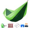 Portable Hammock Camping Survival Garden Hunting Leisure Travel Furniture Parachute Outdoor Hammocks Swing with 2 Carabiner view 1