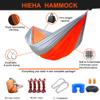 Portable Hammock Camping Survival Garden Hunting Leisure Travel Furniture Parachute Outdoor Hammocks Swing with 2 Carabiner view 3