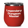 Dungeon Master Wine Trumbler Travel Cup Role Play Fantasy Game Guild Leader view 1