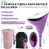 ABXLNIU Female Urinal for Women, Reusable Female Urination Device with Tube Silicone Pee Funnel for Women Wee She Pee Standing Up Travel Urinal for Outdoor, Traffic Jam view 2