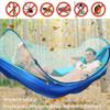Pop-Up Hammock 1-2 Person Portable Outdoor Camping Hammock with Mosquito Net High Strength Parachute Fabric Hanging Bed Hunting Sleeping Swing view 2