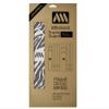All Mountain Style MTB Bike Frame Protector - Honeycomb 380 Microns PVC - Universal Guard for Downhill & Enduro - 18-Piece Set - Zebra Grey view 1