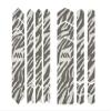 All Mountain Style MTB Bike Frame Protector - Honeycomb 380 Microns PVC - Universal Guard for Downhill & Enduro - 18-Piece Set - Zebra Grey view 2