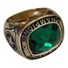 Express Medals Champion Green MVP All Star Trophy Ring with Award Display Stand Case and Neck Display Ball Style Chain 12 view 1