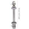 Bike Axle 140mm/ 5.51in Bicycle Front Axle Rear Solid Shaft Lever, Bike Repair Tool Accessories, for Road Bike, Mountain Bike, BMX view 3