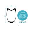 CATAZER Custom Carbon Bike Rim 700C Tubular Road Bike Rims 23mm Width 38mm Depth Rim for Road Bicycle Wheel view 2