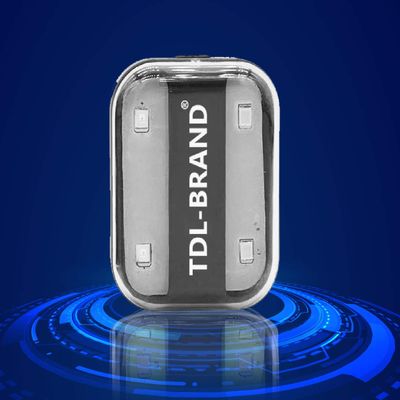 TDL - BRAND Clip-on LED Safety Light, Rechargeable, Powerful, Perfect for Walking, Jogging, Running, Working, Nursing, Camping at Night - with Four Light Modes (Reflective Grey)