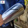 Arm Armor Knight Battle Ready Steel Arm Bracers - Silver Armour view 4
