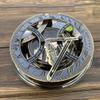 Engraved Sundial Brass Compass - 5 inches Large Sundial Compass in Leather Case Top Grade Calibrated Vintage Gift (Blank) view 4