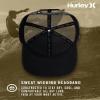 Hurley Men's Caps - Fairway Trucker Mesh Panel Baseball Cap Trucker Hat - Snap Back Hats for Men, Size One Size, Black view 3