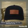 Hurley Men's Caps - Fairway Trucker Mesh Panel Baseball Cap Trucker Hat - Snap Back Hats for Men, Size One Size, Black view 4