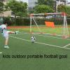 Soccer Goals Hua Portable ABS Football Goal, Outdoor Garden Children's Football Training Pop-up Football Net Door Kit, Stable and Durable, 120x70x70cm view 2