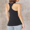 Disney womens Disney Characters Mickey Confetti Fill Slim Fit, Scoop Hem Racerback Tank T Shirt, Black, Medium US view 3