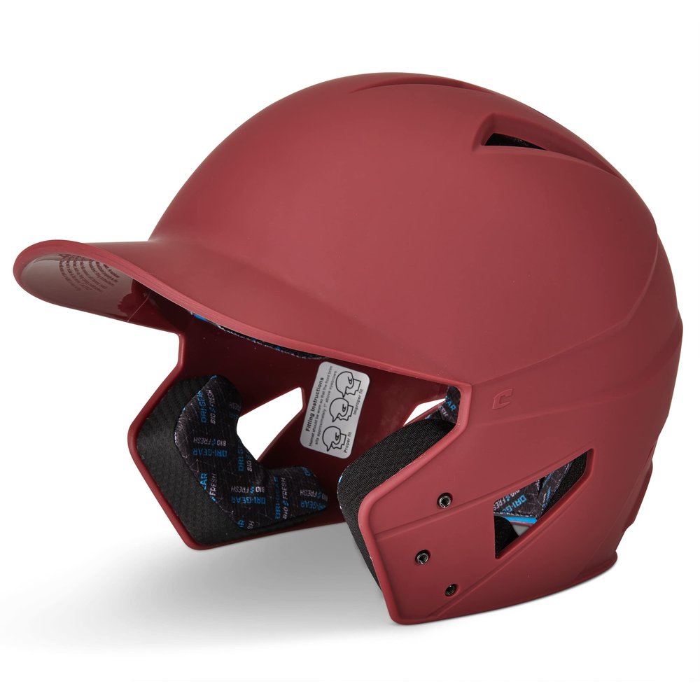 Champro HX Gamer Performance Baseball Batting Helmet in Solid Color Matte Finish