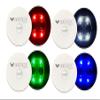 Birdi Disc Golf - Disc Golf Lights - LED - Flat Circular Quad-Lite LED Disc Golf Lights-Very Bright- Glow Disc Golf - Night Disc Golf - 8 Pack (Multi)