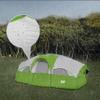 CAMPROS CP Tent-8-Person-Camping-Tents, Gifts for Family Waterproof Windproof Family Tent, 5 Large Mesh Windows, Double Layer, Divided Curtain for Separated Room,8 Person, Camping & Hiking - Green view 4