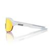 100% S2 Sport Performance Cycling Sunglasses (Soft Tact Off White - HiPER Red Multilayer Mirror Lens) view 3