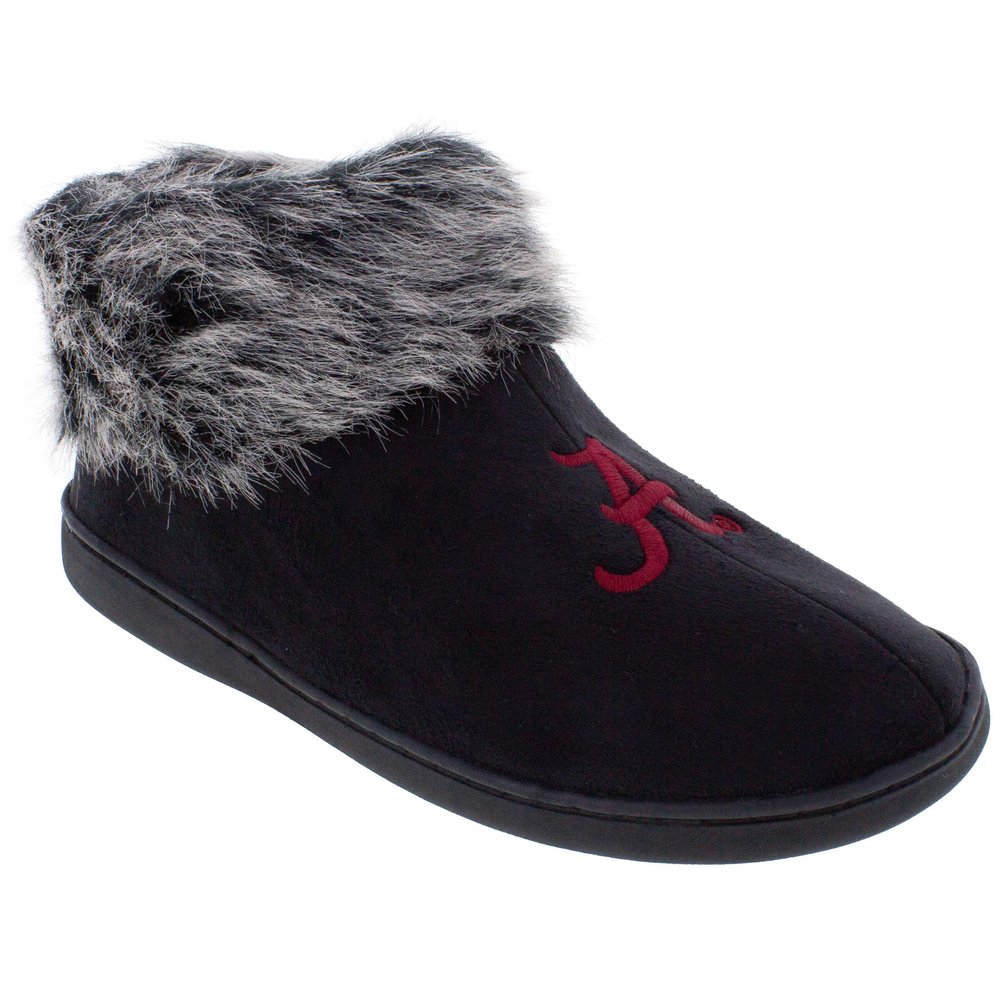 Comfy Feet Everything Comfy Alabama Crimson Tide Faux Sheepskin Furry Top Slipper - X-Large