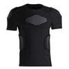 Big Boys Padded T-Shirts Short Sleeve Protective Shirt Padded Protective Gear for Football MMA Rugby Basketball Baseball Hockey Paintball Snowboard Ski Soccer Bike Cycling Parkour Volleyball M Black view 1
