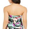 Hula Honey Womens Juniors Hyper Tropics Printed Strapless Swim Top Separates (X-Small, x_s) view 2