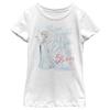 Disney Frozen Birthday Queen Five Girl's Solid Crew Tee view 1