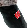 Comfy Feet Everything Comfy Wisconsin Badgers Faux Sheepskin Furry Top Slipper - Medium view 2