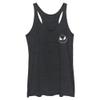 Disney Junior's Nightmare Before Christmas Jack Pocket Scribble Tri-Blend Racerback Layering Tank, Black Heather, Medium view 1