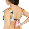Hula Honey Womens Floral Camo Halter Swim Top Separates Blue XS view 2