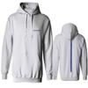 0084. American Flag Thin Blue Line Police Lives Matter Support Patriotic NY Sheriff Sweatshirt Pullover Hoodie (White, Large) view 1