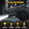 HiLight Tactical Enforcer ES10B 500 Lumen Strobe Pistol Flashlight with Blue Laser Sight | Great for Glock, Sig, S&W, Taurus | Beam for 9mm 10mm .45 Cal view 2