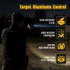 HiLight Tactical Enforcer ES10B 500 Lumen Strobe Pistol Flashlight with Blue Laser Sight | Great for Glock, Sig, S&W, Taurus | Beam for 9mm 10mm .45 Cal view 4