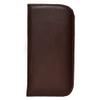 Calabria Slip-In Eyeglasses Case [Brown/Pack of 1] Faux Leather Sunglasses Pouch for Travel, Commute | Soft Glasses Holder | Clip-On for Easy Slide, Belt, Pocket Attachment | Eyeglasses Cases view 2