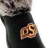 Comfy Feet Everything Comfy Oklahoma State Cowboys Faux Sheepskin Furry Top Slipper - Medium view 2
