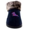 Comfy Feet Everything Comfy Mississippi Rebels Faux Sheepskin Furry Top Slipper - Small view 3
