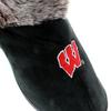 Comfy Feet Everything Comfy Wisconsin Badgers Faux Sheepskin Furry Top Slipper - Large view 2