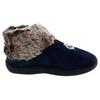 Comfy Feet Everything Comfy North Carolina Tar Heels Faux Sheepskin Furry Top Slipper - Medium view 3