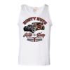 Rusty Nuts Auto Shop Tank Top Vintage Lowrider Rat Rod Men's Sleeveless White XX-Large view 4