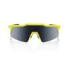 100% Speedcraft SL Sport Performance Sunglasses - Sport and Cycling Eyewear (SOFT TACT BANANA - Black Mirror Lens) view 2