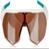 100% S2 Sport Performance Cycling Sunglasses (BORA Hans Grohe Team White - HiPER Silver Mirror Lens) view 2