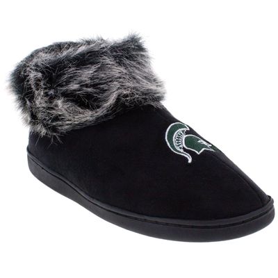Comfy Feet Everything Comfy Michigan State Spartans Faux Sheepskin Furry Top Slipper - Medium