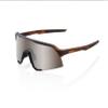 100% S3 Sport Performance Cycling Sunglasses (MATTE TRANSLUCENT BROWN FADE - HiPER Silver Mirror Lens) view 1