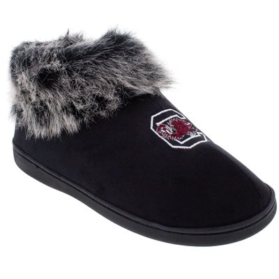 Comfy Feet Everything Comfy South Carolina Gamecocks Faux Sheepskin Furry Top Slipper - Medium