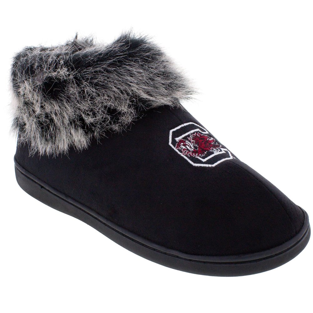 Comfy Feet Everything Comfy South Carolina Gamecocks Faux Sheepskin Furry Top Slipper - Large
