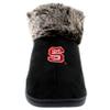 Comfy Feet Everything Comfy NC State Wolfpack Faux Sheepskin Furry Top Slipper - Large view 4
