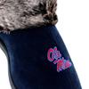 Comfy Feet Everything Comfy Mississippi Rebels Faux Sheepskin Furry Top Slipper - Large view 2