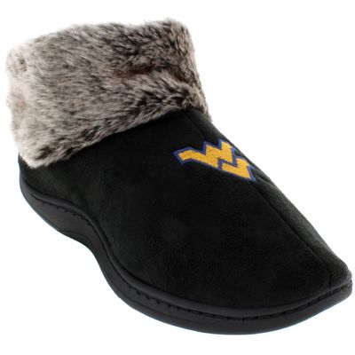 Comfy Feet Everything Comfy West Virginia Mountaineers Faux Sheepskin Furry Top Slipper - Medium