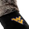 Comfy Feet Everything Comfy West Virginia Mountaineers Faux Sheepskin Furry Top Slipper - Medium view 2