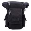 Canvas Drop Leg Bag Waist Pack Thigh Bag for Men Women Tactical Military Motorcycle Bike Cycling Hiking Camping Outdoor Travel Sling Crossbody Pouch Pack Pocket Daypack (Black) view 1