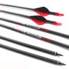 350 Spine Arrow 33 Inch Arrow Target Practice Arrow Hunting Arrow Carbon Arrows Compound Bow Recurve Bow Adult Youth Archery Indoor Outdoor Shooting Field Tip 12pc view 4